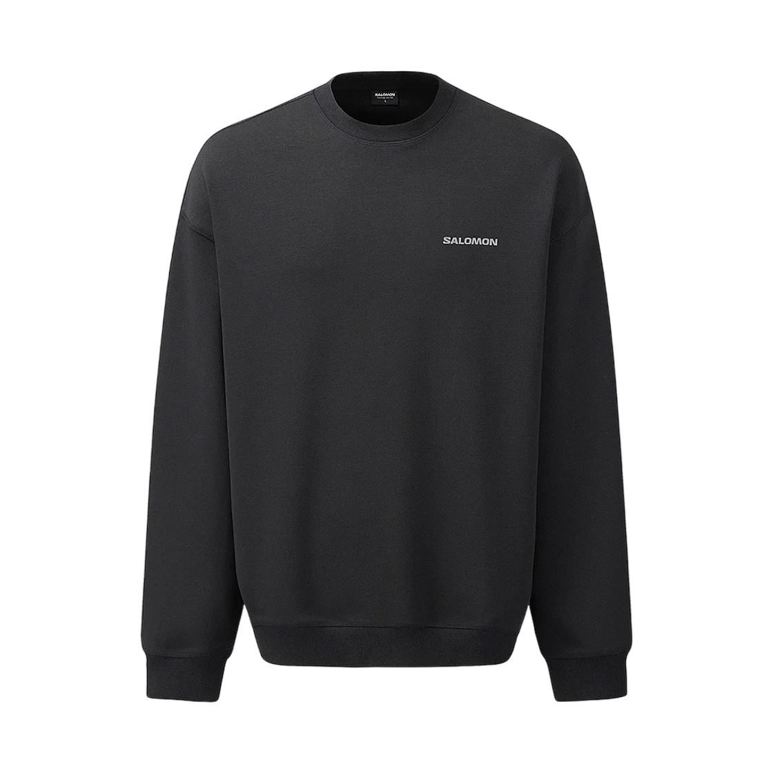 LD0389400 Salomon UNI Contrast Mapping Sweatshirt Black