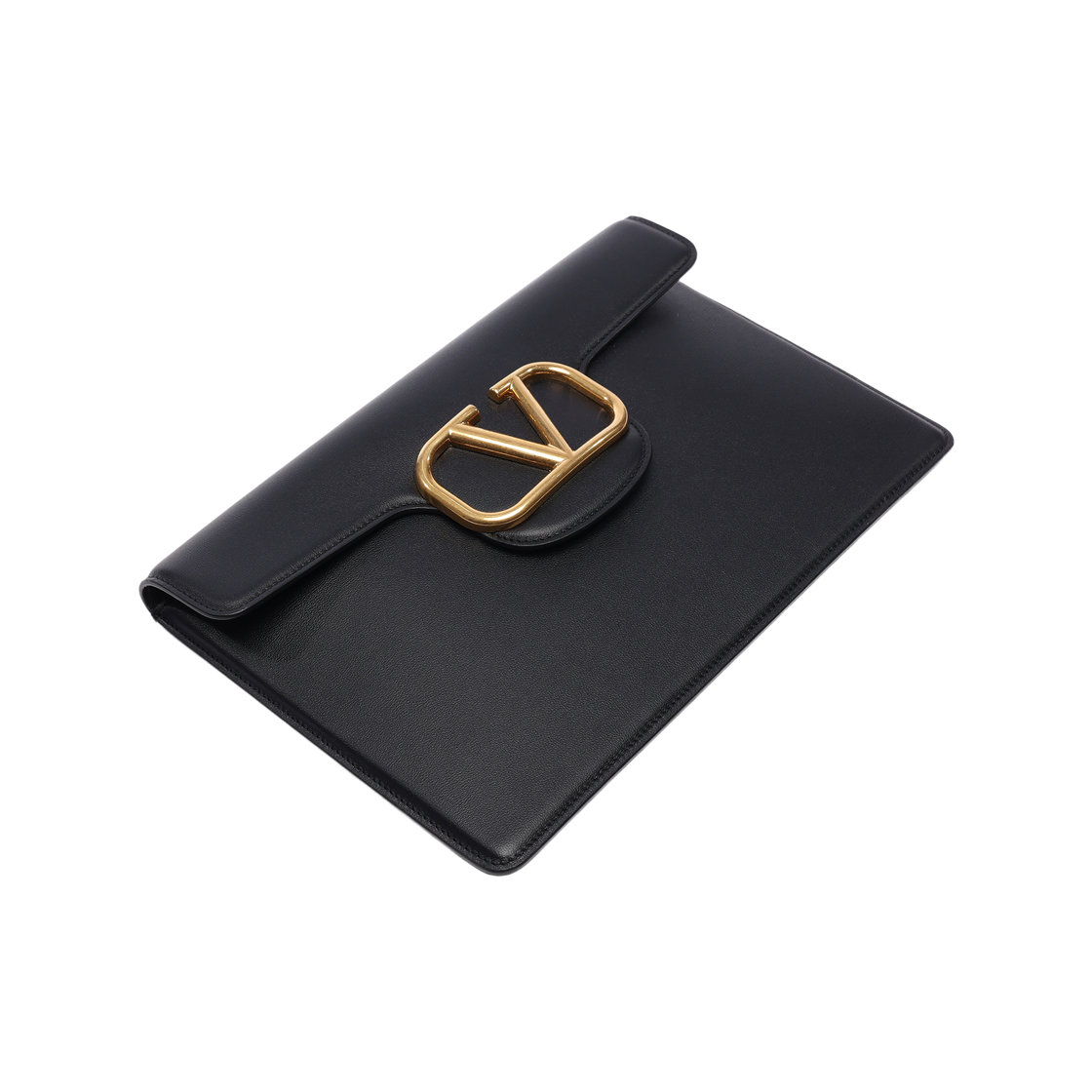 [25% 쿠폰] 발렌티노 브이로고 시그니쳐 카프스킨 클러치 블랙([25% 쿠폰] Valentino Vlogo Signature Calfskin Clutch Black) - 5