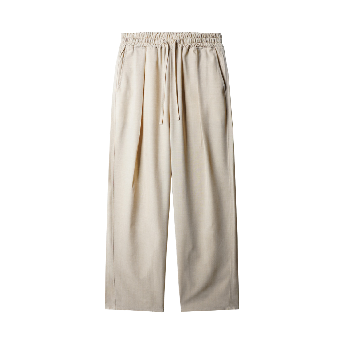 JJLP7861_beige_29 WV PROJECT Fethur Coolnen Band Slacks Beige JJLP7861