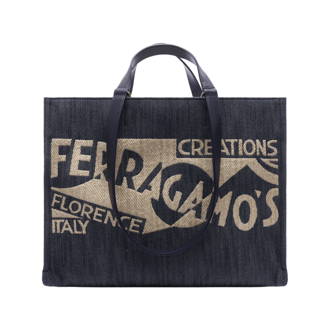 [25% 쿠폰] 페라가모 로고 라지 토트백 블랙([25% 쿠폰] Ferragamo Logo Large Tote Bag Black) - 2