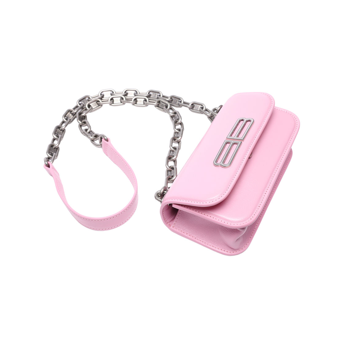 [25% 쿠폰] 발렌시아가 체인 가십 XS 백 핑크([25% 쿠폰] Balenciaga Gossip XS Bag with Chain Pink) - 5