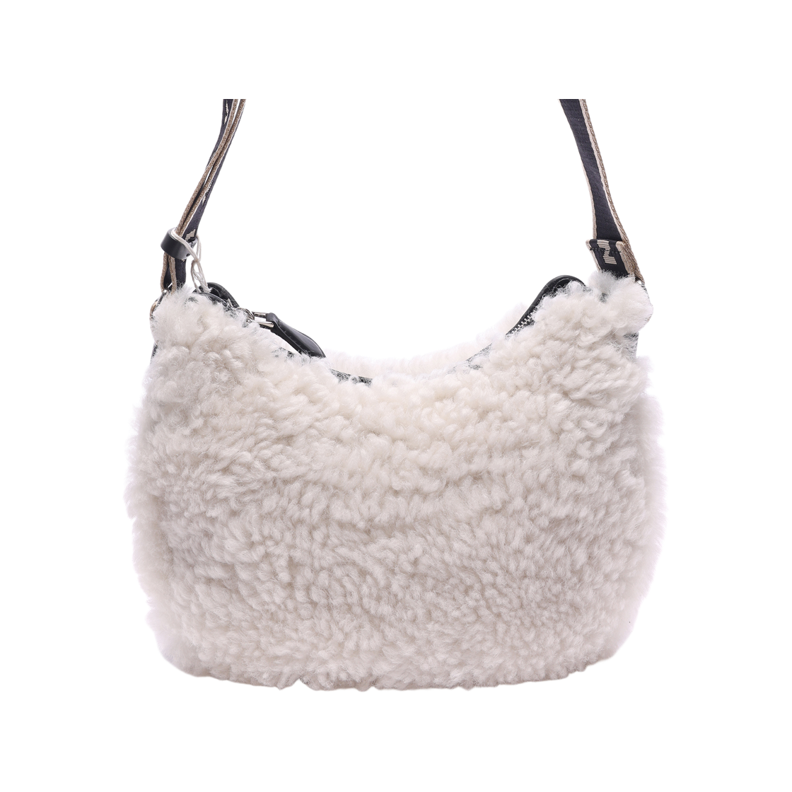 SBMP0128Q0_LM071_00W02_ [25% 쿠폰] Marni Shearing Hobo Bag Natural White