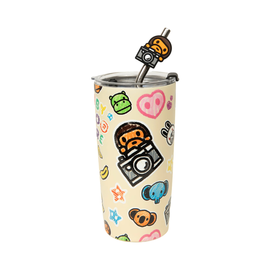 0MXKAW4627XXRIVX BAPE Baby Milo Tumbler Ivory