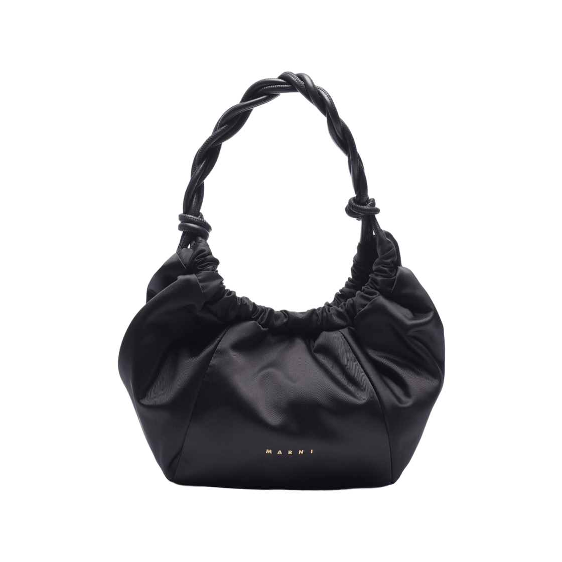 SCMP0072Y1_P4560_Z1O19_ [25% 쿠폰] Marni Logo Twist Strap Shoulder Bag Black