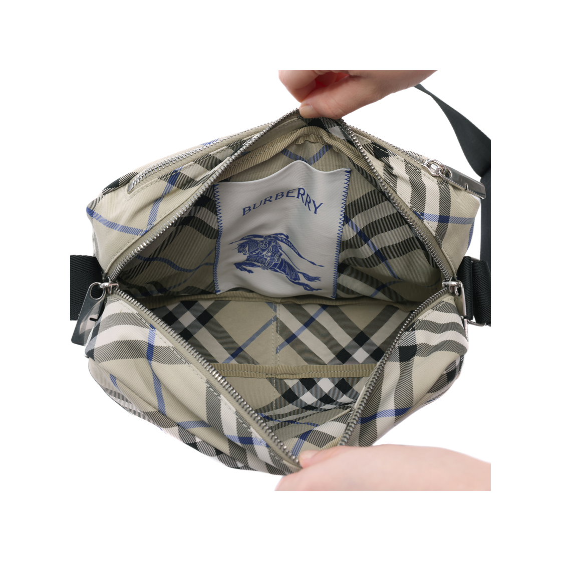 [25% 쿠폰] 버버리 체크 크로스바디백 라이큰([25% 쿠폰] Burberry Check Crossbody Bag Liken) - 6