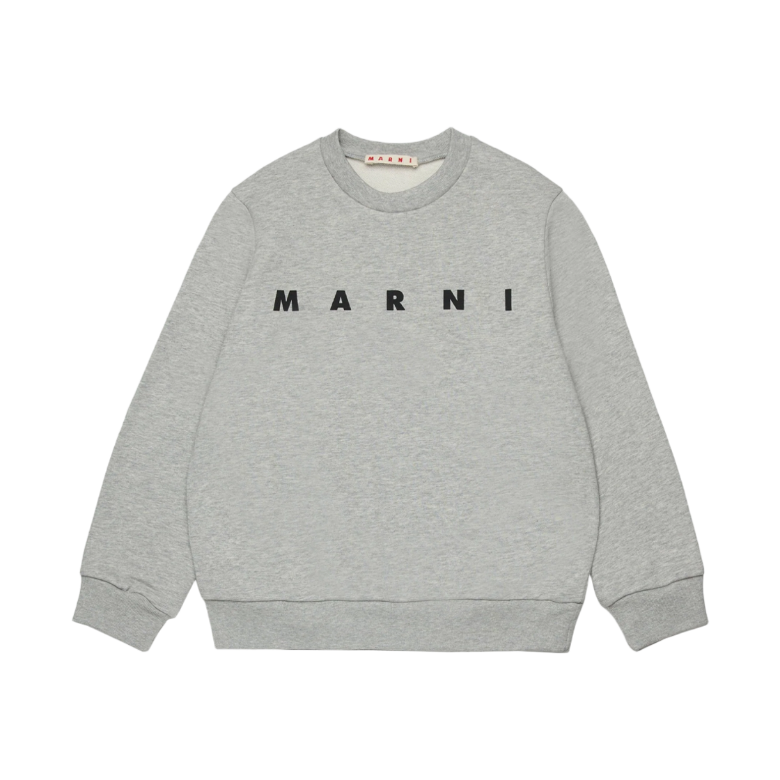 M01612 M00V0 0M903 12-14Y [15% 쿠폰] (Kids) Marni Cotton Sweatshirt with Marni Print Grey