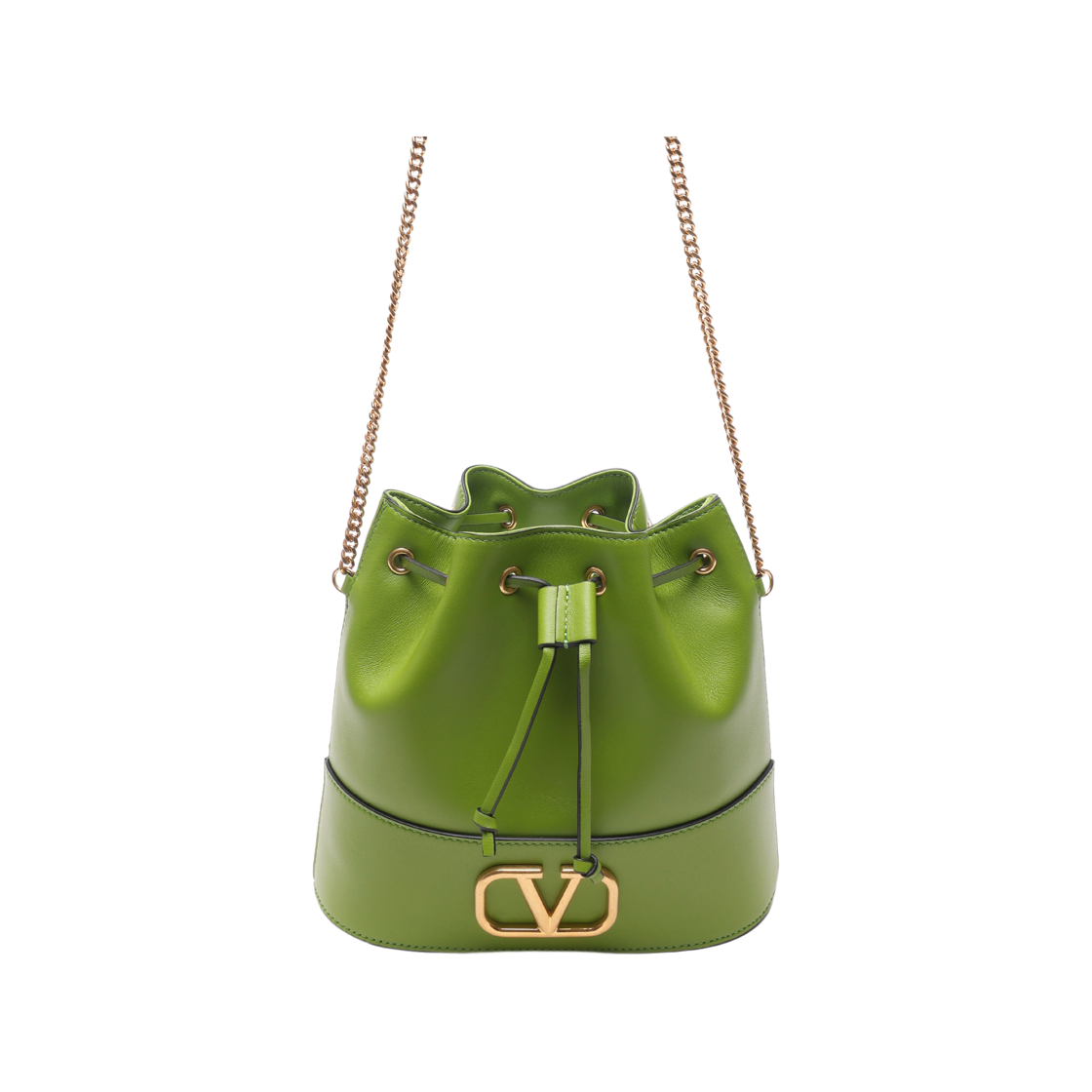 3W2P0T83 HPF EW5 23F [25% 쿠폰] Valentino Vlogo Signature Mini Bucket Bag Green