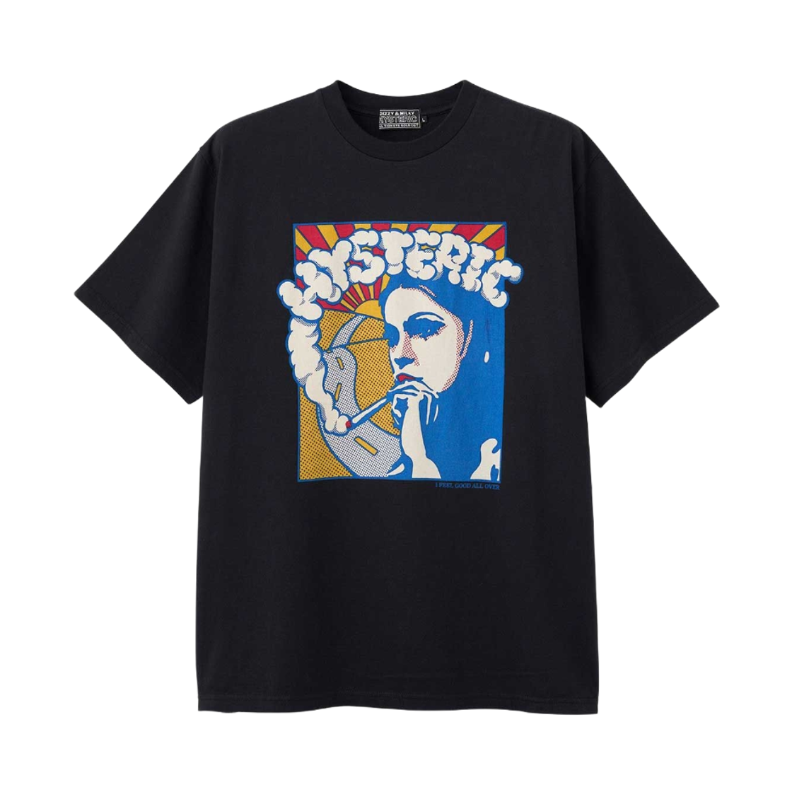02261CT19 Hysteric Glamour Smokers Field T-Shirt Black