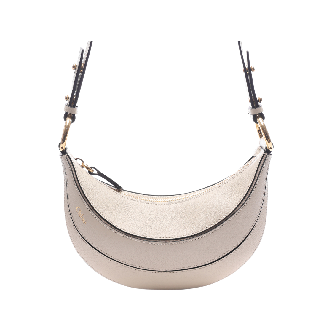 CHC24WP431N72 23N 24F [25% 쿠폰] Chloe Banana in Grained Leather Crossbody Bag Vegetal Beige