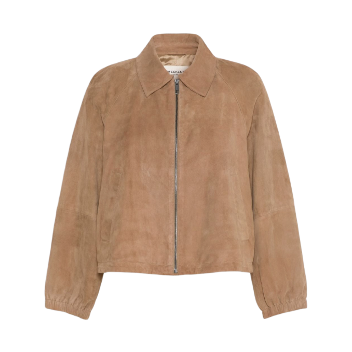 ZUPPA-001 (W) Weekend Max Mara Zuppa Leather Jacket Beige
