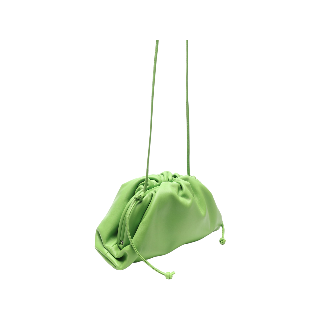 [25% 쿠폰] 보테가 베네타 미니 레더 파우치 에시드 그린([25% 쿠폰] Bottega Veneta Mini Leather Pouch Acid Green) - 3