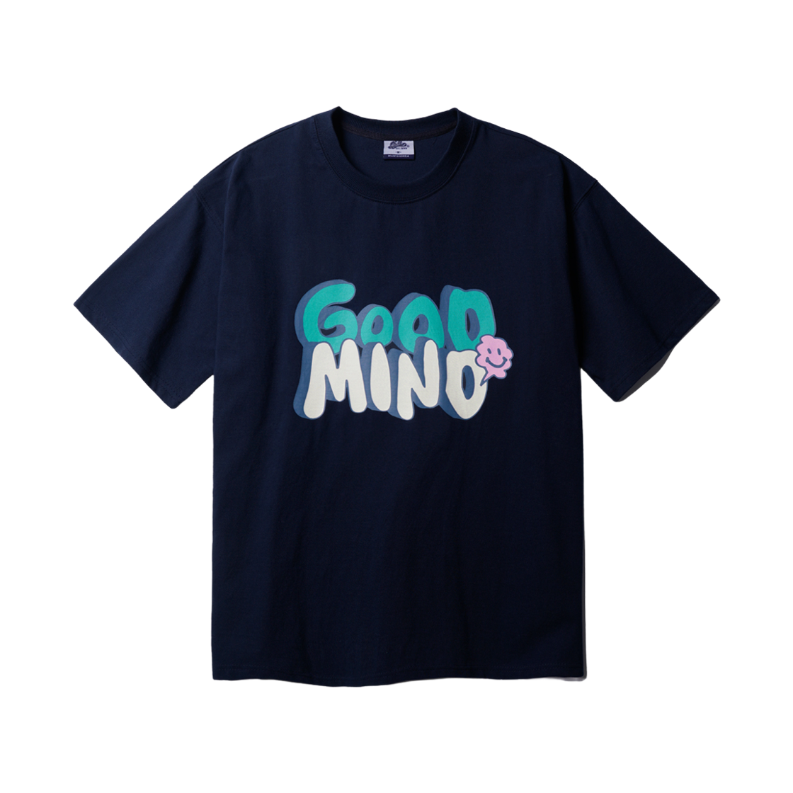 펀치라인 굿마인드 반팔 네이비 WSST6215(PUNCHLINE Goodmind Short Sleeve Navy WSST6215)
