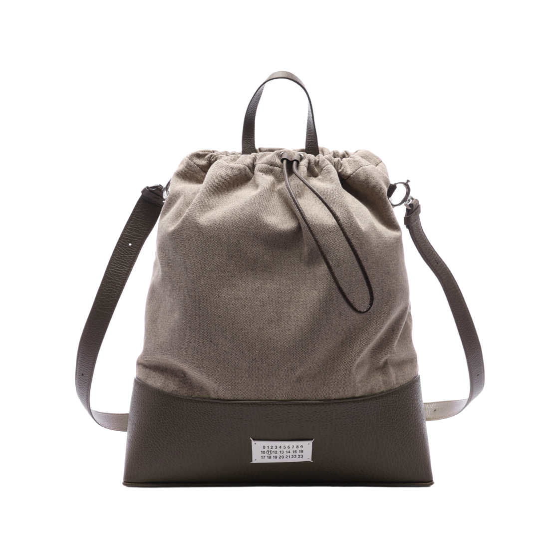 SB2WA0010 P4348 T2147 2 [25% 쿠폰] Maison Margiela 5AC Daily Medium Drawstring Backpack Brown