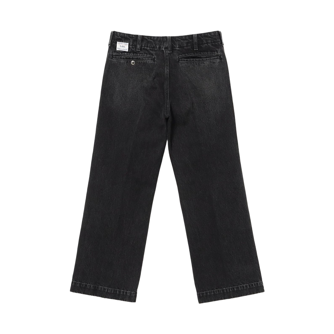 (W) 리 x 빔즈 보이 x 마츄어리 프리스코 팬츠 블랙 유즈드((W) Lee x Beams Boy x Maturely Frisco Pants Black Used)