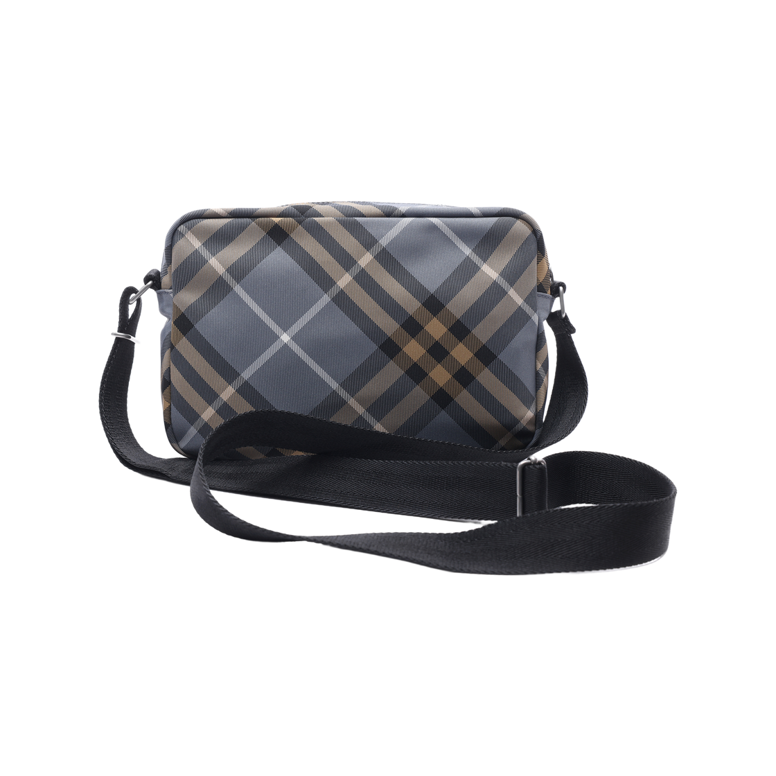[25% 쿠폰] 버버리 스몰 체크 크로스바디백 웨이브 블루([25% 쿠폰] Burberry Small Check Crossbody Bag Wave Blue) - 4