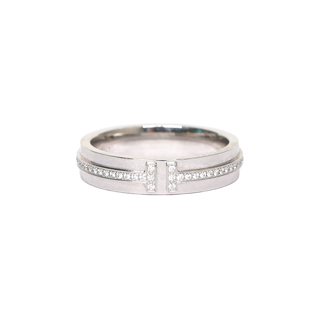 IT2TIKOW3FR2 Tiffany & Co. T Narrow Diamond Ring