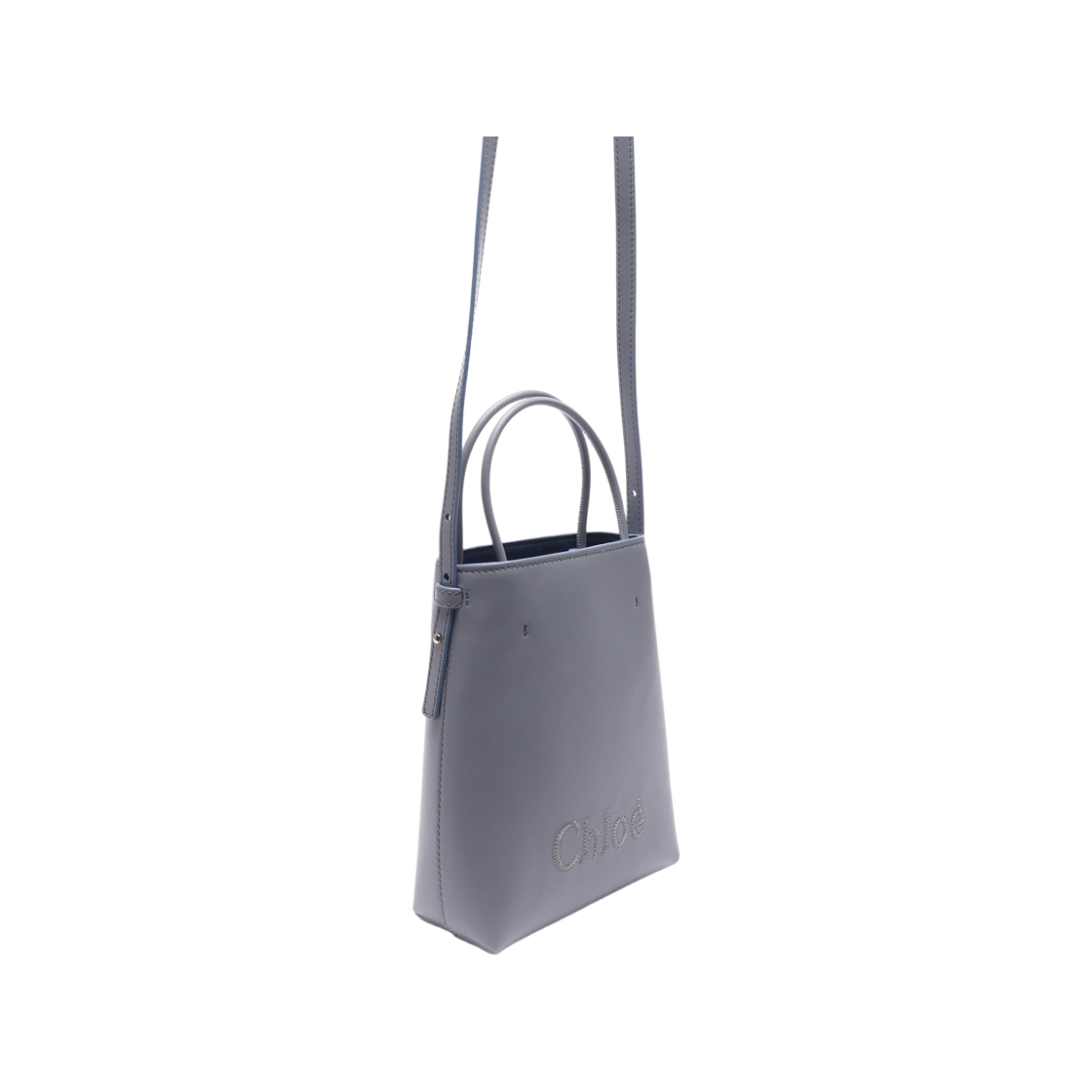 [25% 쿠폰] 끌로에 센스 마이크로 토트백 스톰 블루([25% 쿠폰] Chloe Sense Micro Tote Bag Storm Blue) - 3