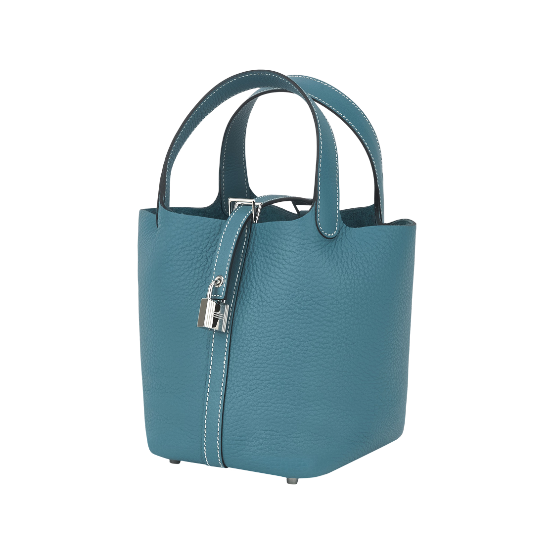 에르메스 피코탄 락 18 백 클레망스 & 팔라듐 하드웨어 뉴 블루 진(Hermes Picotin Lock 18 Bag Clemence & Palladium New Bleu Jean) - 2