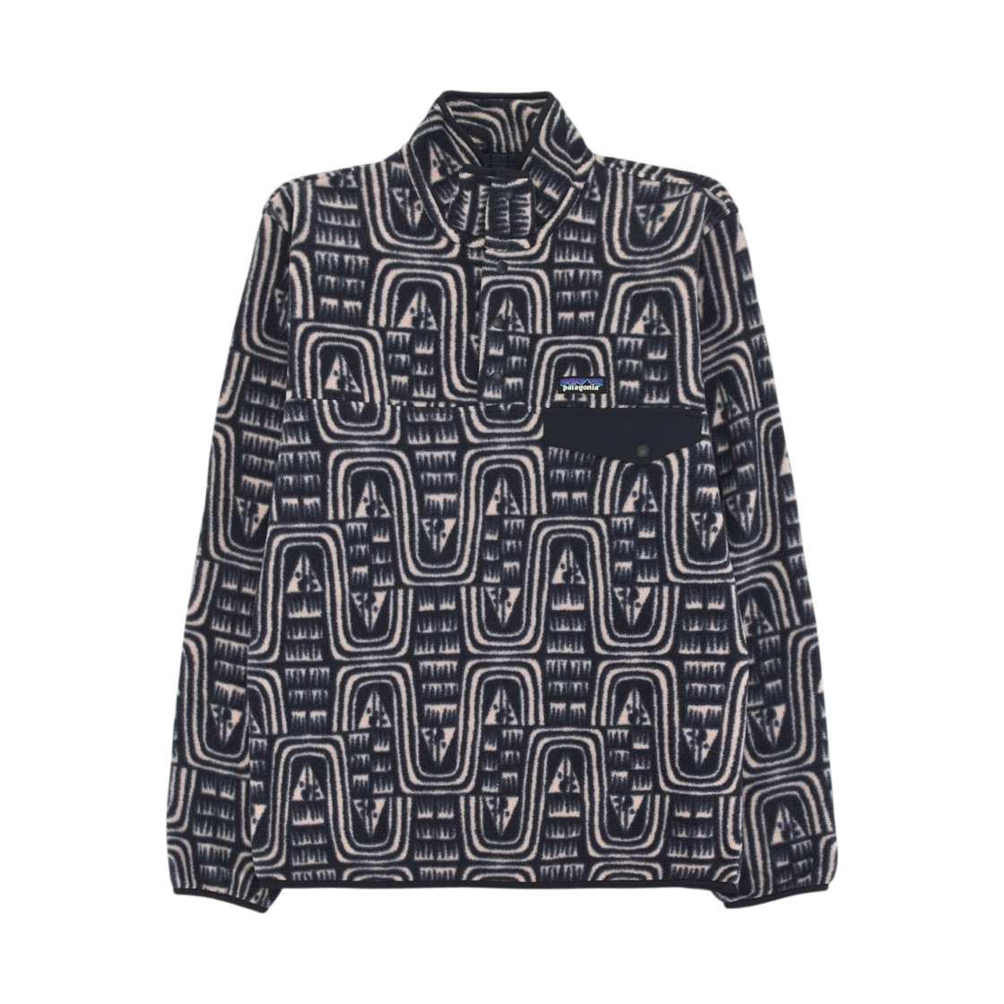 파타고니아 라이트웨이트 신칠라 스냅-T 플리스 풀오버 플로우 선큰 블루(Patagonia Lightweight Synchilla Snap-T Fleece Pullover Flow Sunken Blue) - 1