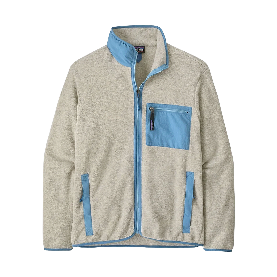 22991 OLSB [25% 쿠폰] Patagonia Synchilla Fleece Jacket Oatmeal Heather W Shore Blue