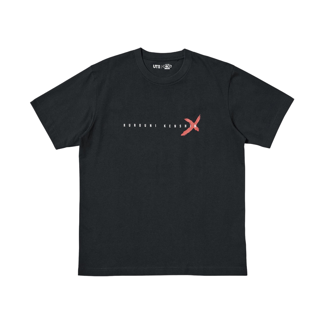 491694-09 Uniqlo UT Shueisha 100th Anniversary Rurouni Kenshin T-Shirt Black