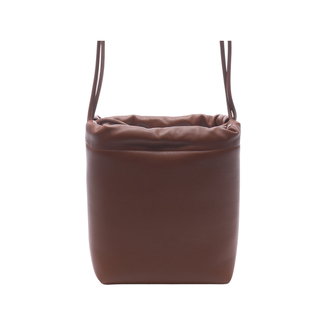 4W0P0AC3 ZFJ N58 24S [25% 쿠폰] Valentino Vlogo Mini Pouf Bucket Bag Tobacco