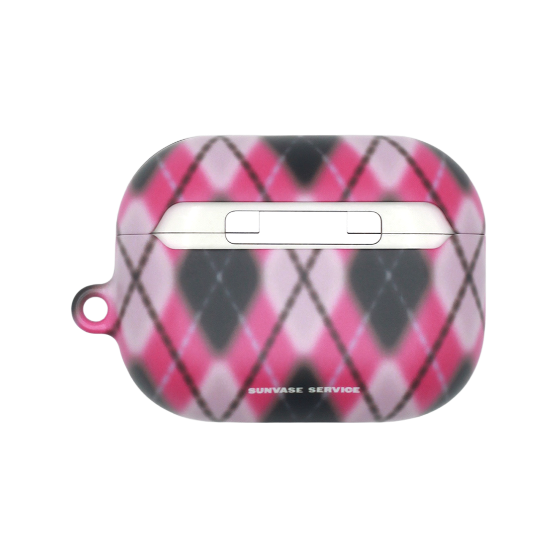 선베이스서비스 아가일 블러 케이스 핑크 (에어팟)(sunvase service ARGYLE BLUR CASE_PINK (airpods)) - 2