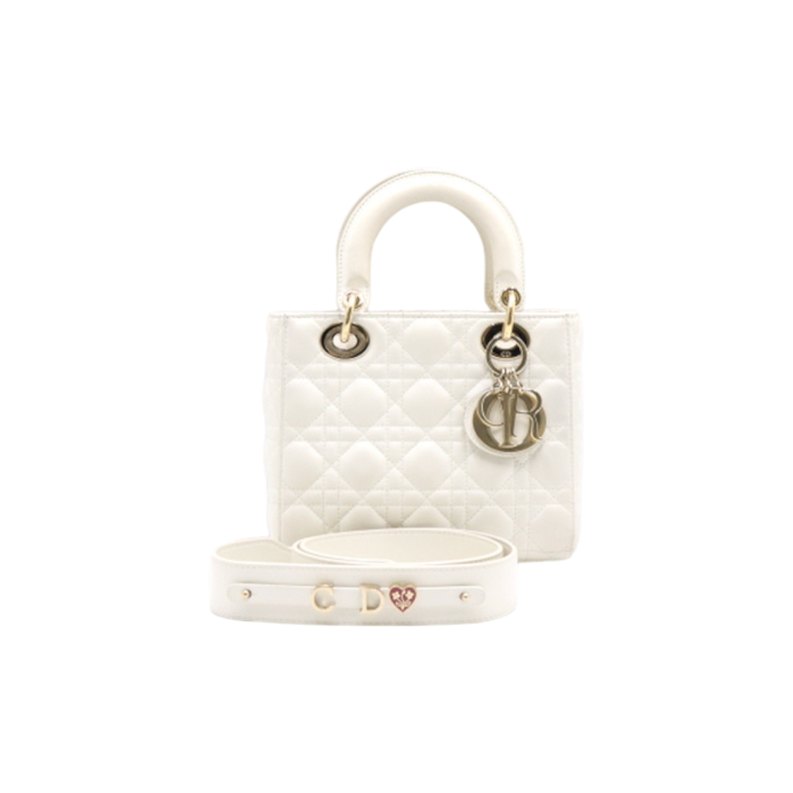 ITGBUE8IFVR8 Dior Lady Dior Small MY ABC Shoulder Bag
