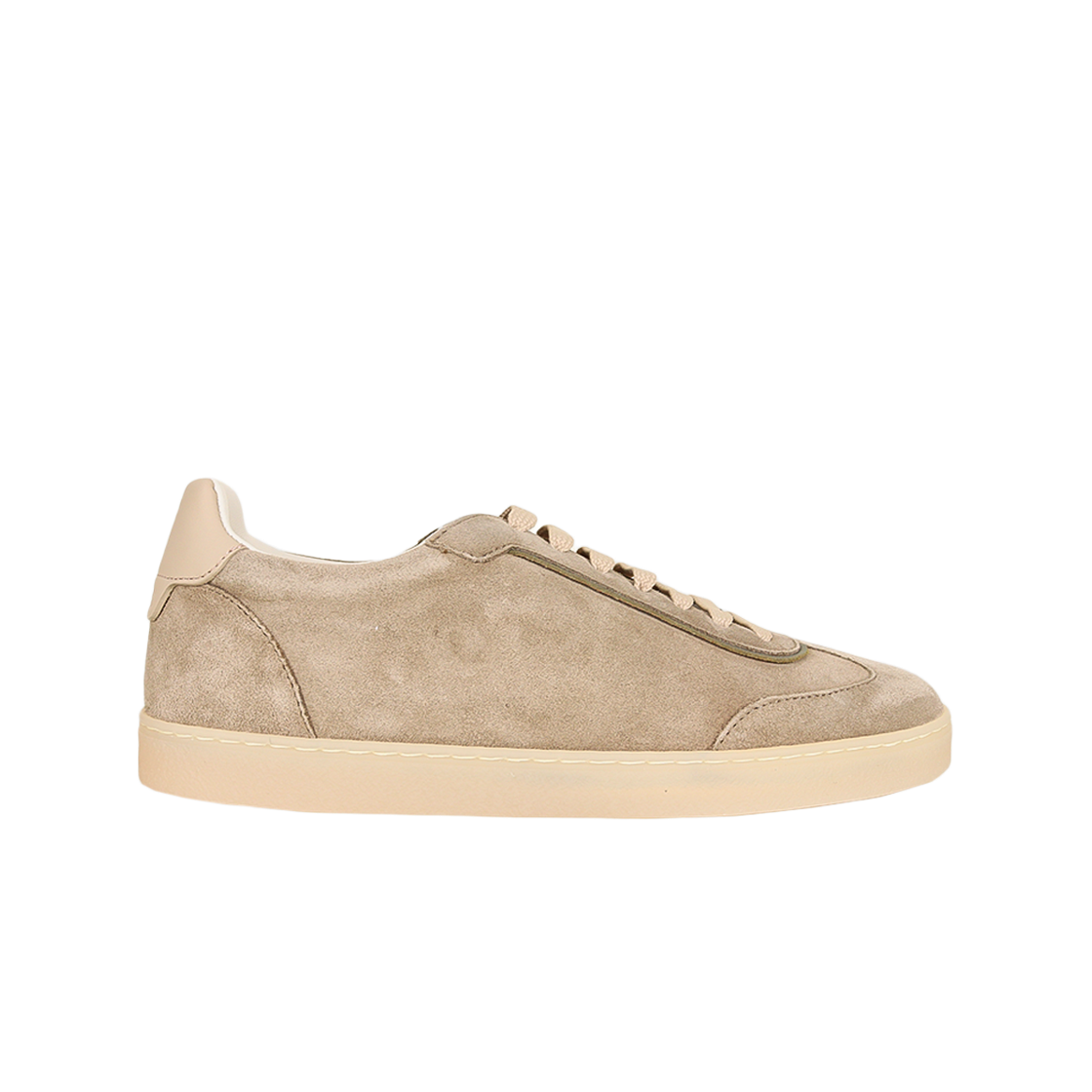 MZUMGLJ336 CDG36 [15% 쿠폰] Brunello Cucinelli Suede Sneakers Beige