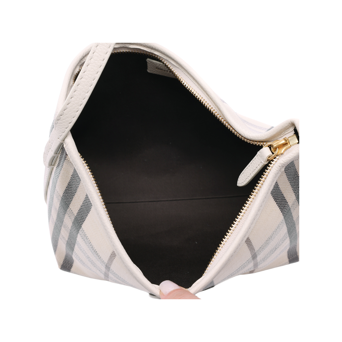[25% 쿠폰] 버버리 미니 하이랜드 숄더백 라이트 베이지([25% 쿠폰] Burberry Mini Highlands Shoulder Bag Light Beige) - 6