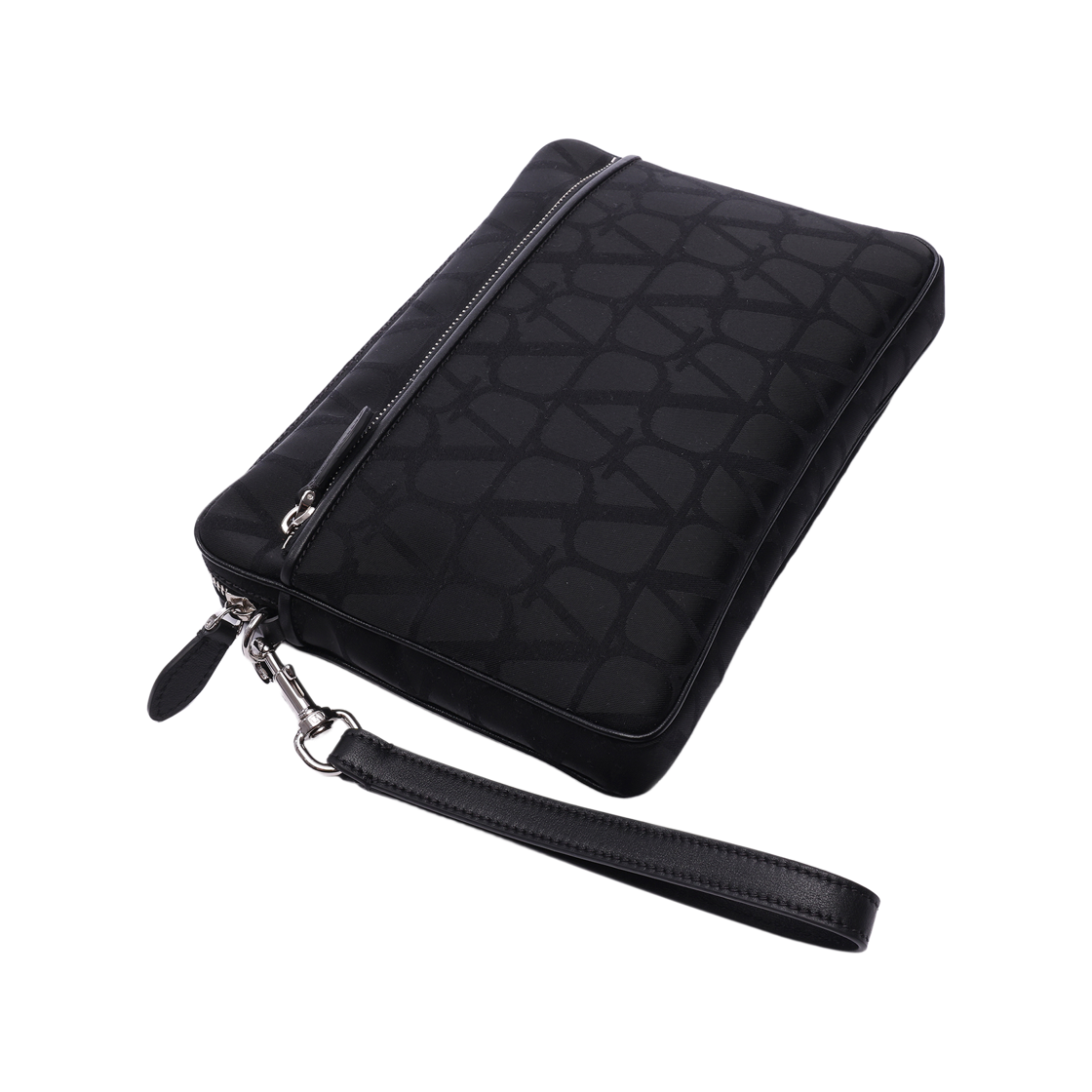 [25% 쿠폰] 발렌티노 트왈 아이코노그래피 파우치 블랙([25% 쿠폰] Valentino Toile Iconographe Pouch Black) - 5