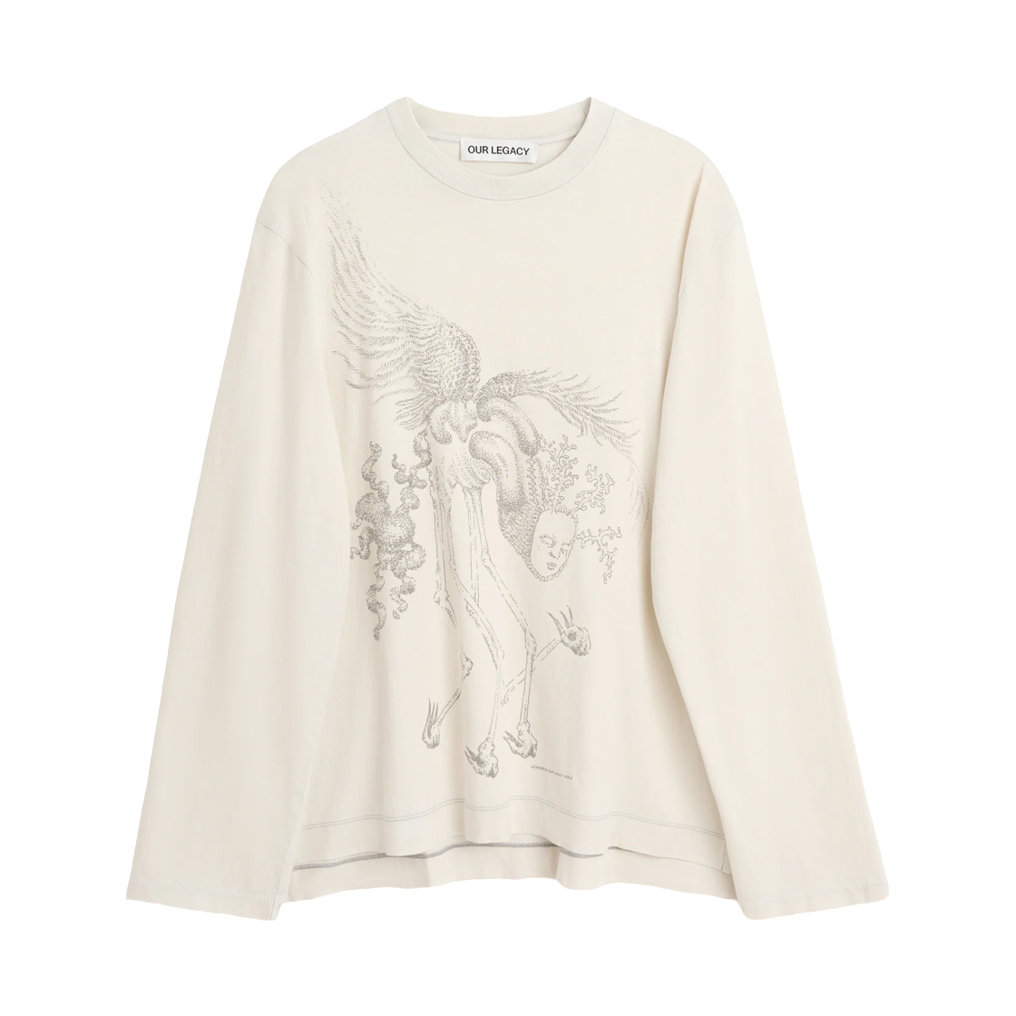 M4266BM Our Legacy Box Longsleeve Manifested Spirit Print