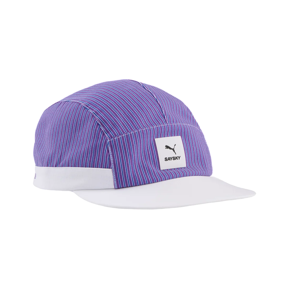 027745-02 Puma x Saysky Ultraweave 5 Panel Cap Purple Stripe