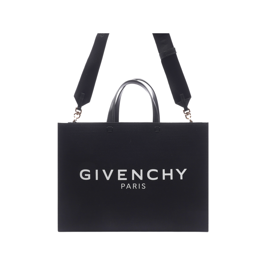 BB50N2B1F1 001 24S [25% 쿠폰] Givenchy Medium G Tote Shopping Bag in Canvas Black