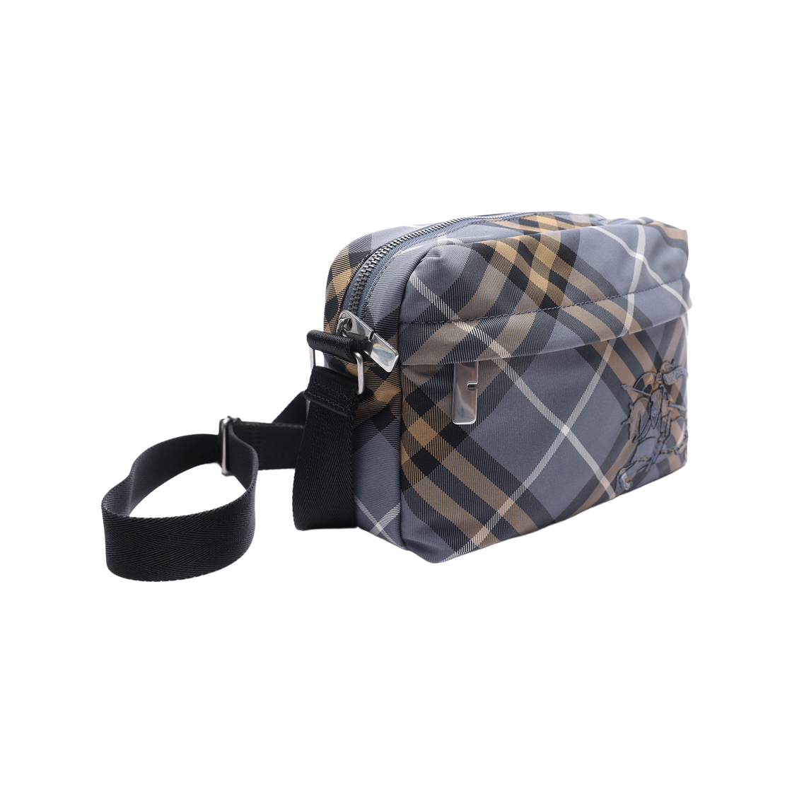 [25% 쿠폰] 버버리 스몰 체크 크로스바디백 웨이브 블루([25% 쿠폰] Burberry Small Check Crossbody Bag Wave Blue) - 3