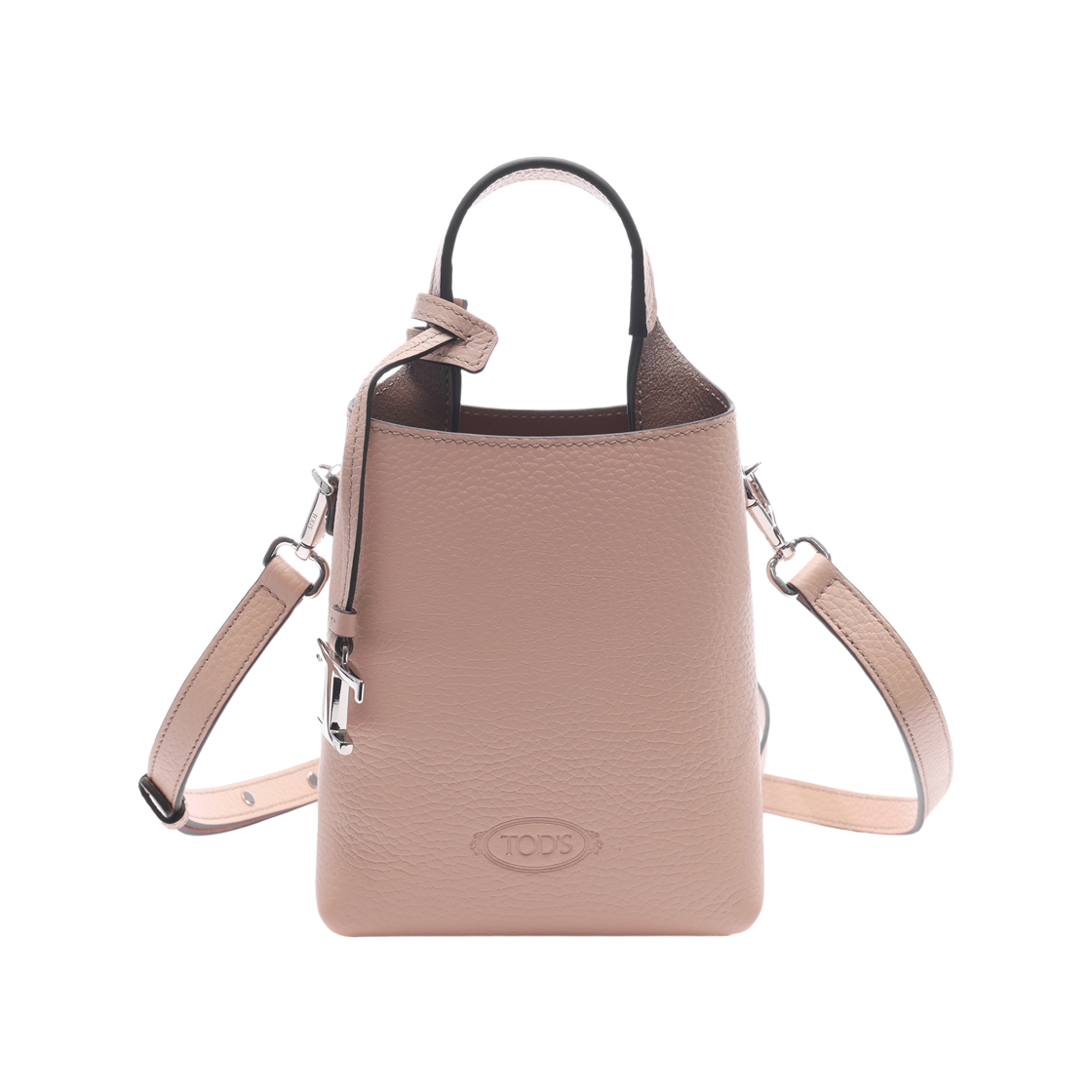 XBWAPAT9000 QRI 2L07 24 [25% 쿠폰] Tod's Micro Bag in Leather Pink Brown