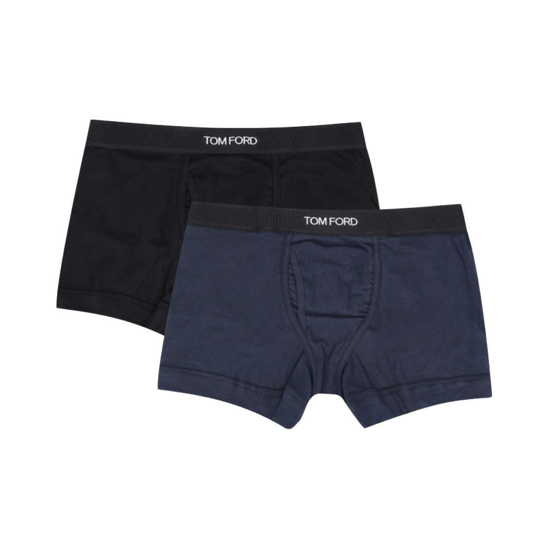 톰포드 코튼 박서 브리프 블랙 네이비 (2개입)(Tom Ford Cotton Boxer Briefs Black Navy (2 Pack))
