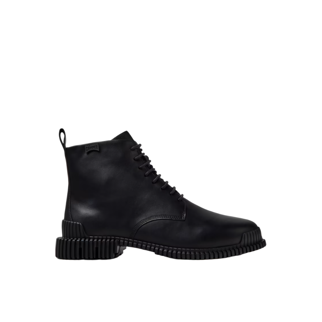 K400830-005 (W) Camper Pix Leather Ankle Boots Black