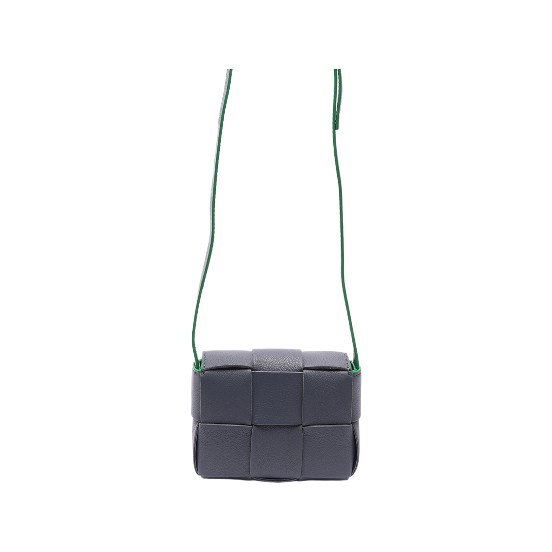 [25% 쿠폰] 보테가 베네타 미니 레더 캔디 카세트백 썬더 패러킷([25% 쿠폰] Bottega Veneta Mini Leather Candy Cassette Bag Thunder Parakeet) - 4