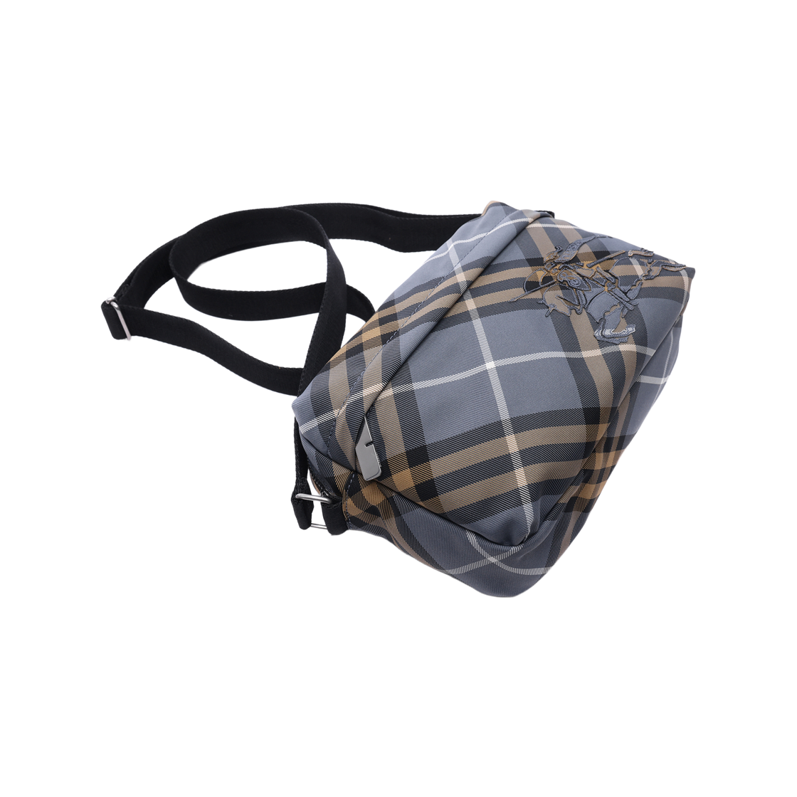 [25% 쿠폰] 버버리 스몰 체크 크로스바디백 웨이브 블루([25% 쿠폰] Burberry Small Check Crossbody Bag Wave Blue) - 5