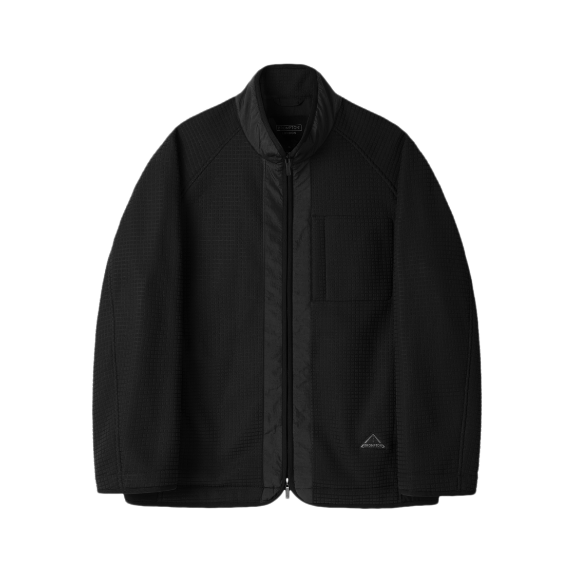 P254MFT136099 BROMPTON LONDON Fleece Zip-Up Black
