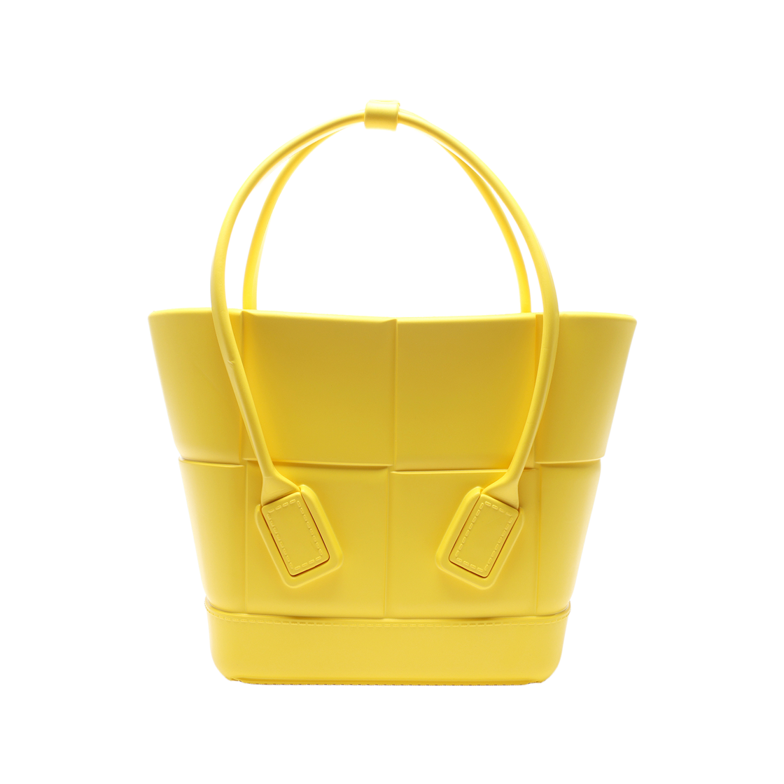 [25% 쿠폰] 보테가 베네타 아르코 미니 러버 쇼핑백 레몬([25% 쿠폰] Bottega Veneta Arco Rubber Mini Shopping Bag Lemon) - 4