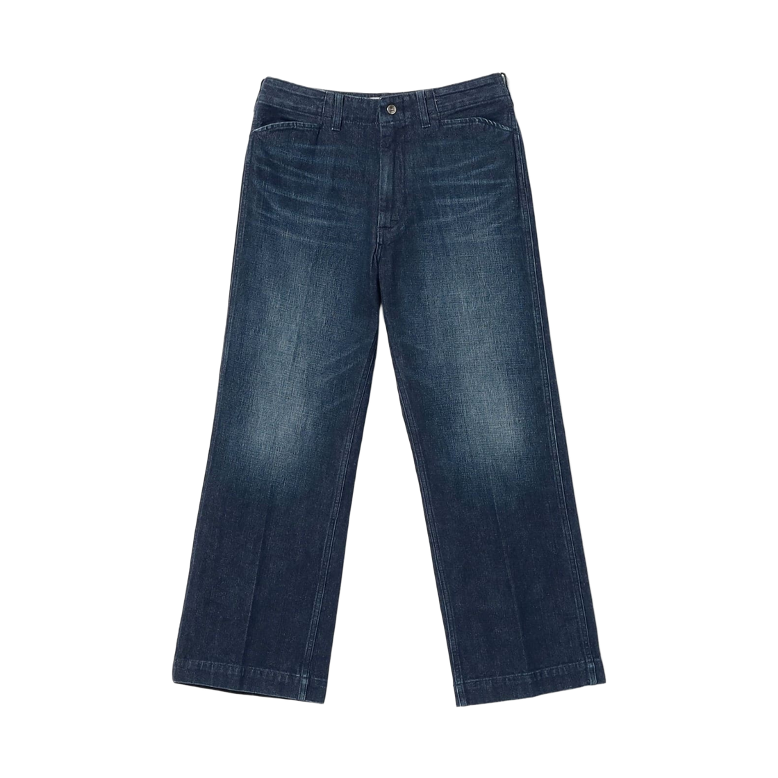 (W) 리 x 빔즈 보이 x 마츄어리 프리스코 팬츠 블루 유즈드((W) Lee x Beams Boy x Maturely Frisco Pants Blue Used)