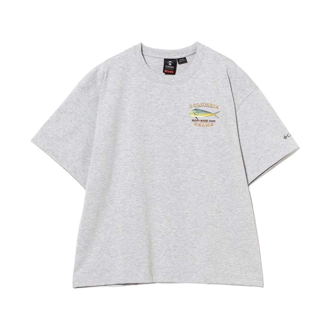(W) 컬럼비아 x 빔즈 보이 그래픽 티셔츠 그레이 헤더((W) Columbia x Beams Boy Graphic T-Shirt Grey Heather) - 2