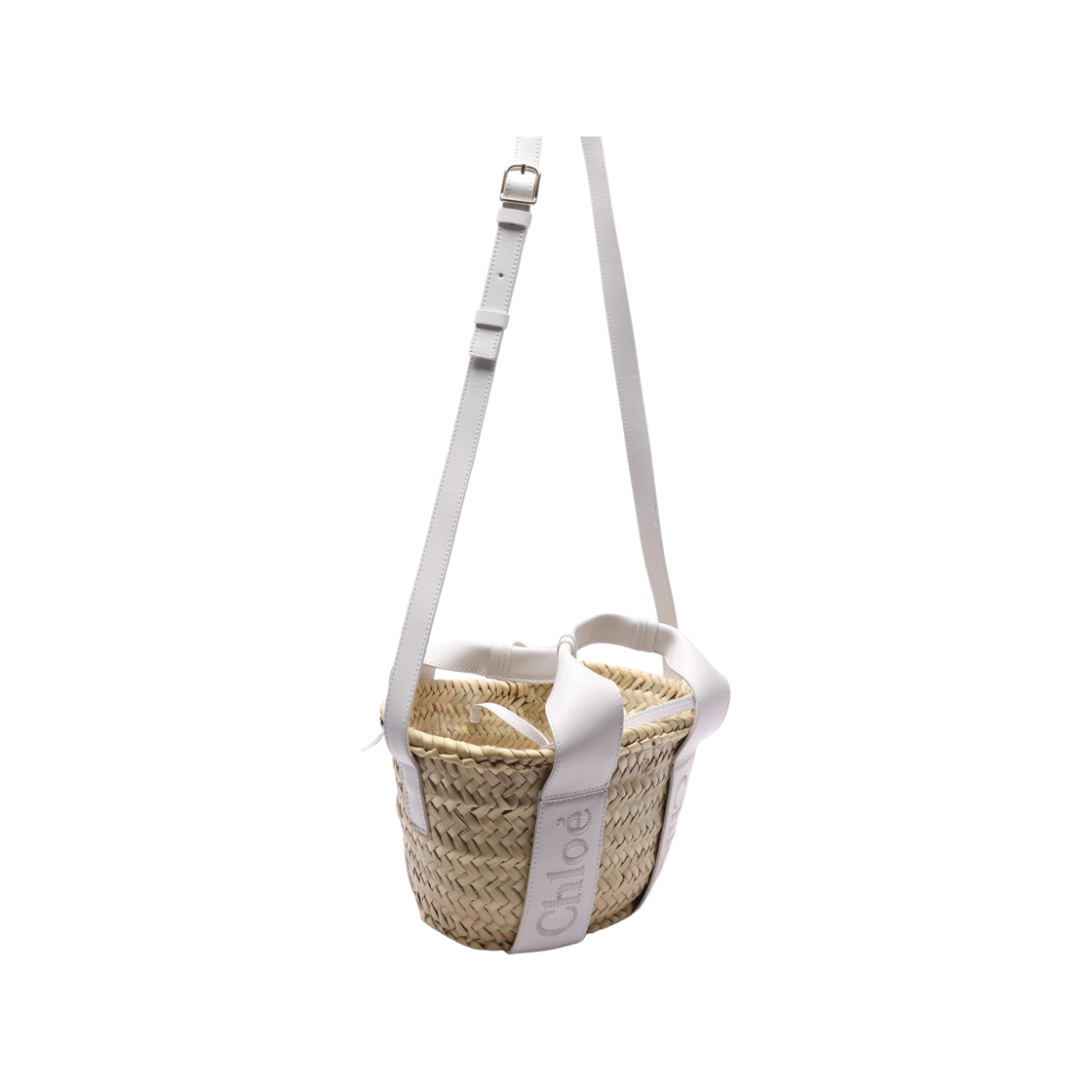 [25% 쿠폰] 끌로에 센스 스몰 베스킷 크리스탈 화이트([25% 쿠폰] Chloe Sense Small Basket Crystal White) - 3