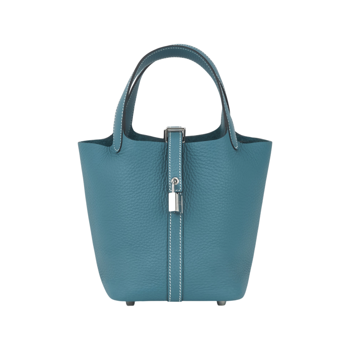 H056289CKD2 Hermes Picotin Lock 18 Bag Clemence & Palladium New Bleu Jean