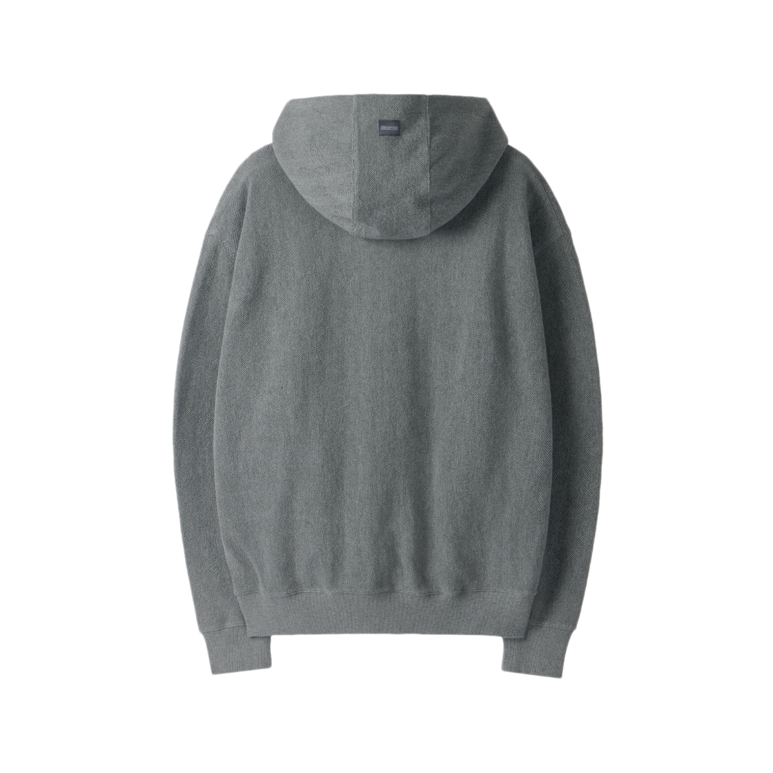 브롬톤 런던 헤링본 후드 멜란지 그레이(BROMPTON LONDON Herringbone Hood M Grey) - 2