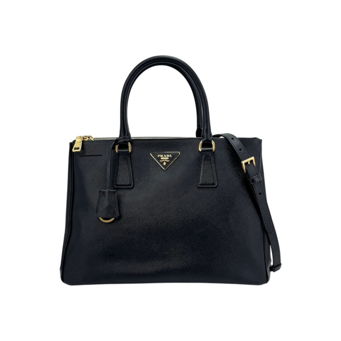 ITH2RFN4NVDQ Prada Saffiano Lux Tote Bag Black BN2274