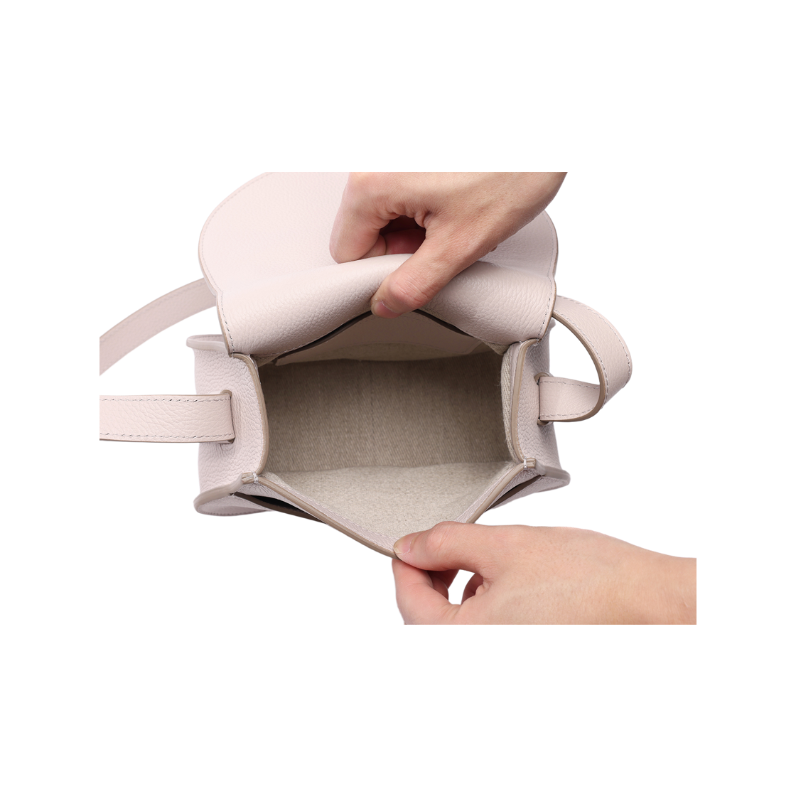 [25% 쿠폰] 끌로에 마르씨 스몰 새들 백 와일드 그레이([25% 쿠폰] Chloe Marcie Small Saddle Bag Wild Grey) - 6