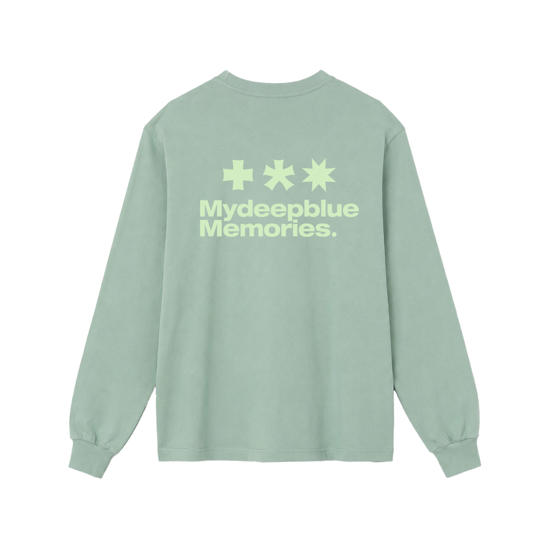 26081901 MydeepblueMemories Mm Symbol Logo Long Sleeve T Deep Green